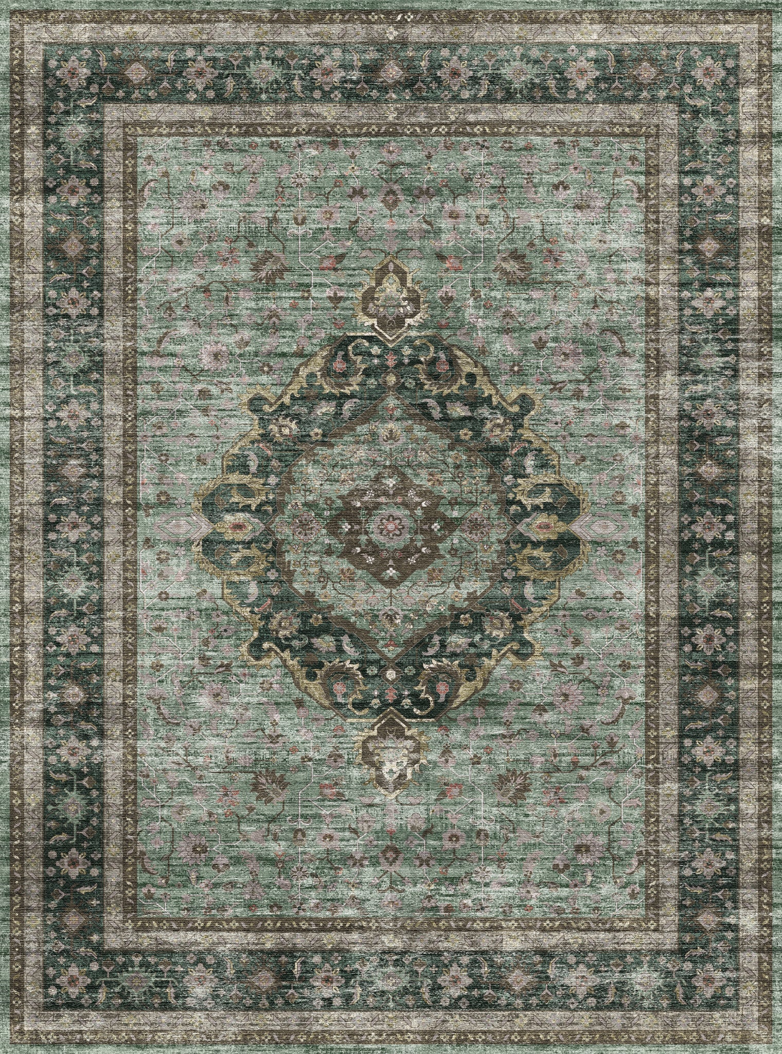 Leona Perski dywan z medalionem