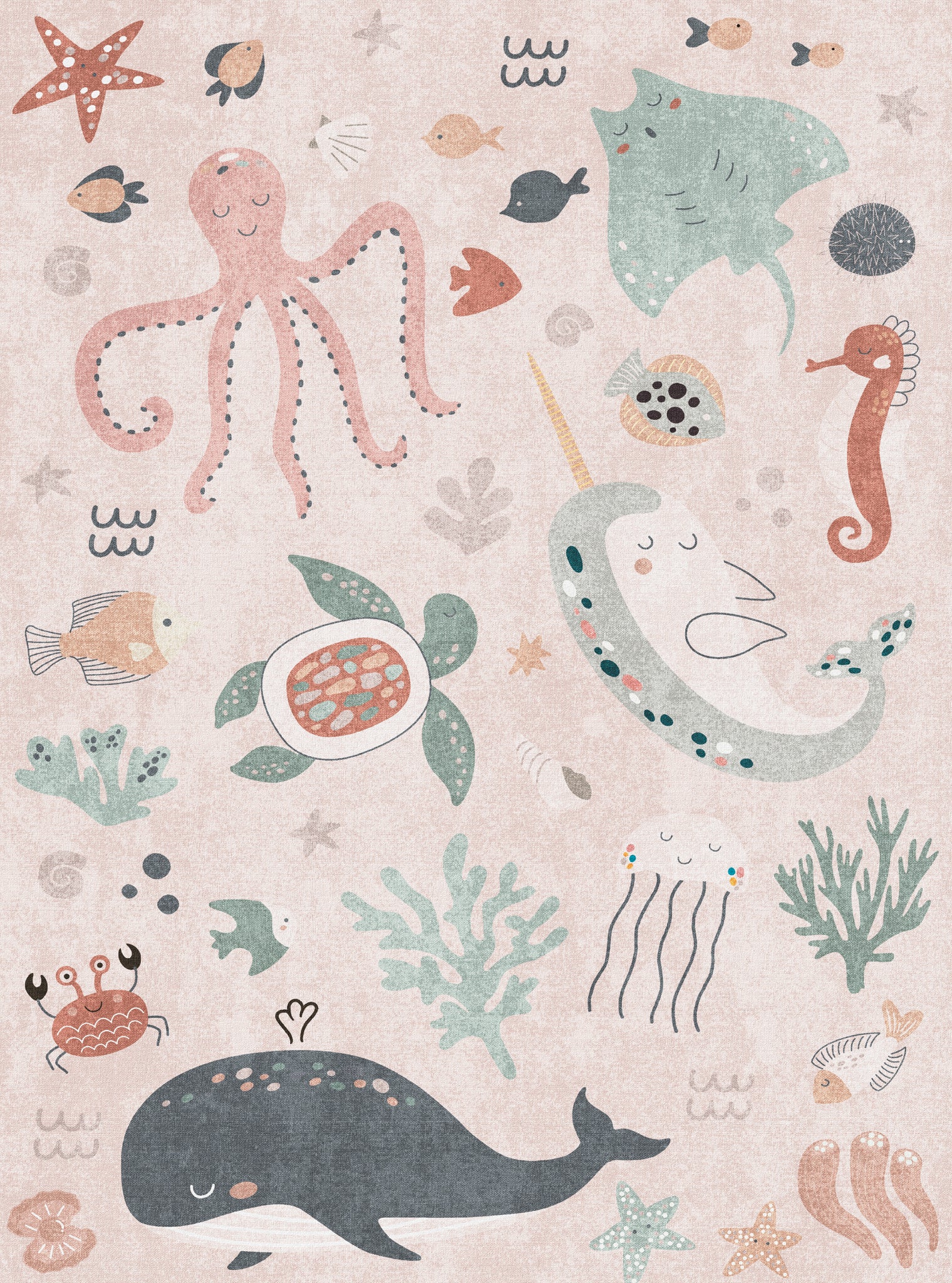 Jamie Ocean Adventure Kids Rug