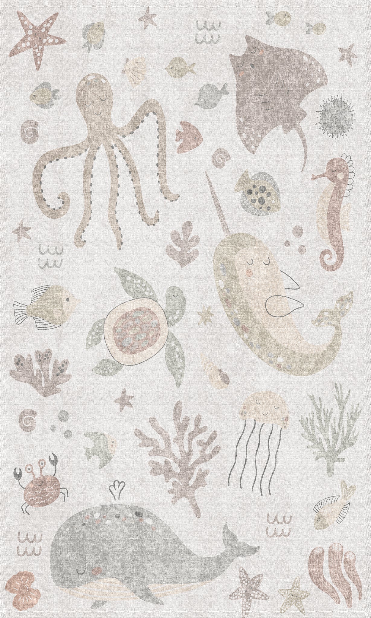 Jamie Ocean Adventure Kids Rug