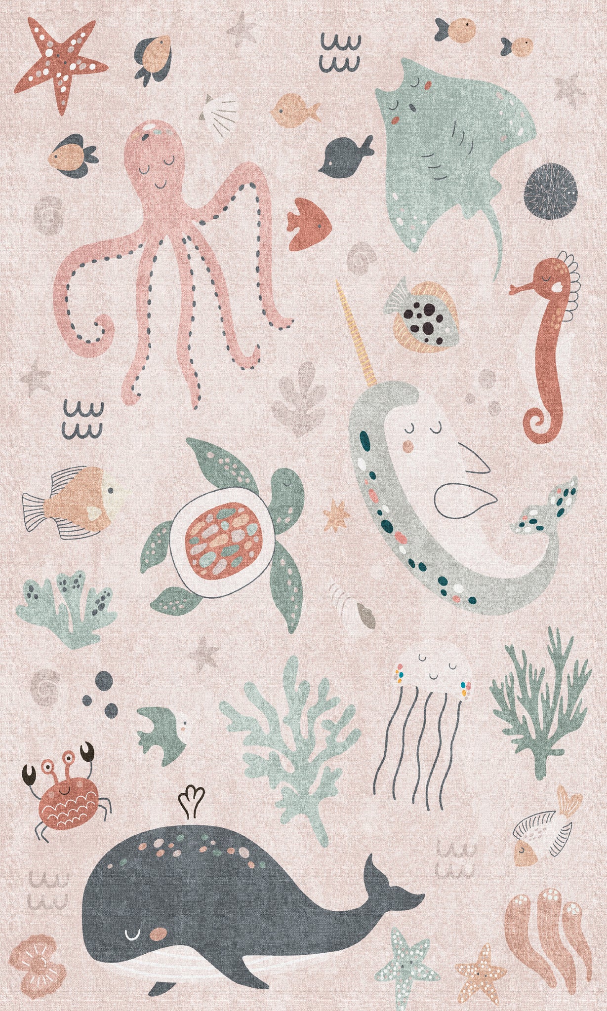 Jamie Ocean Adventure Kids Rug