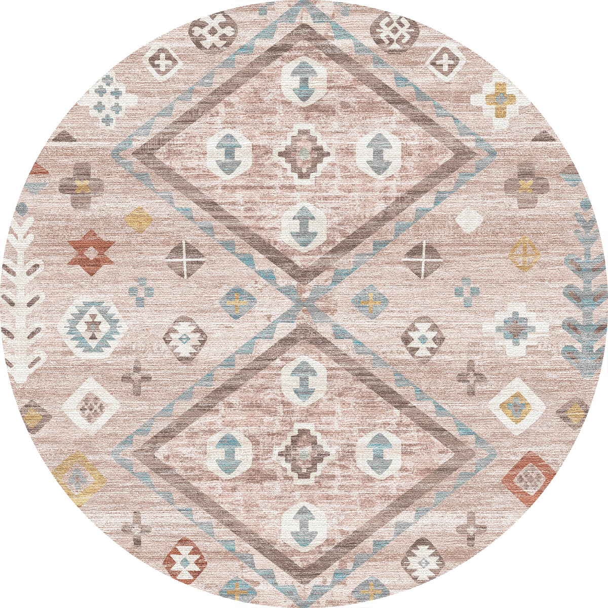 Amani Alfombra moderna Boho Diamond