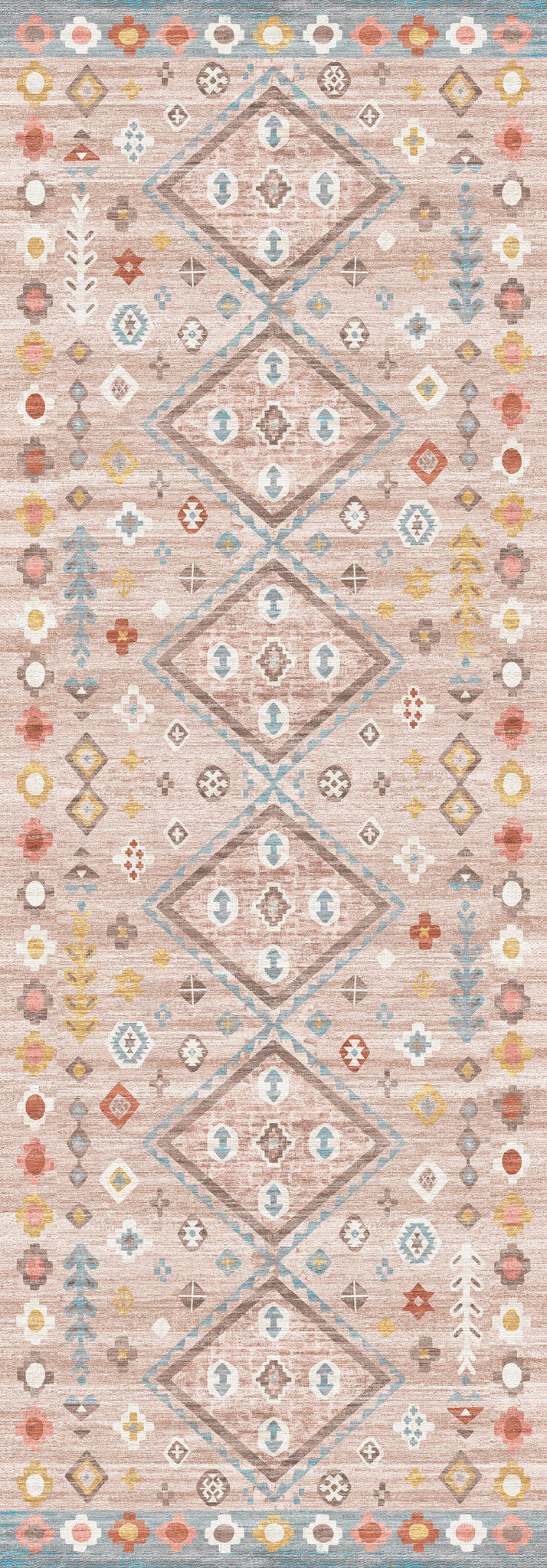 Amani Modern Boho Diamond Rug