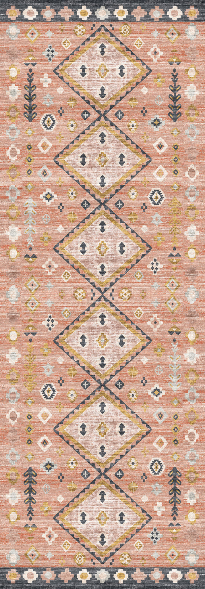 Amani Modern Boho Diamond Rug