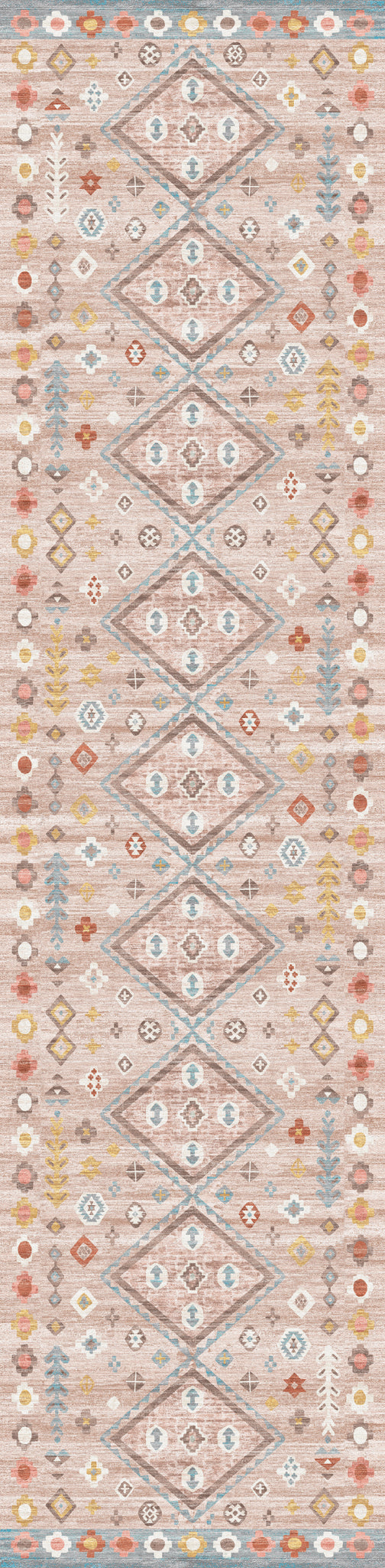 Amani Modern Boho Diamond Rug