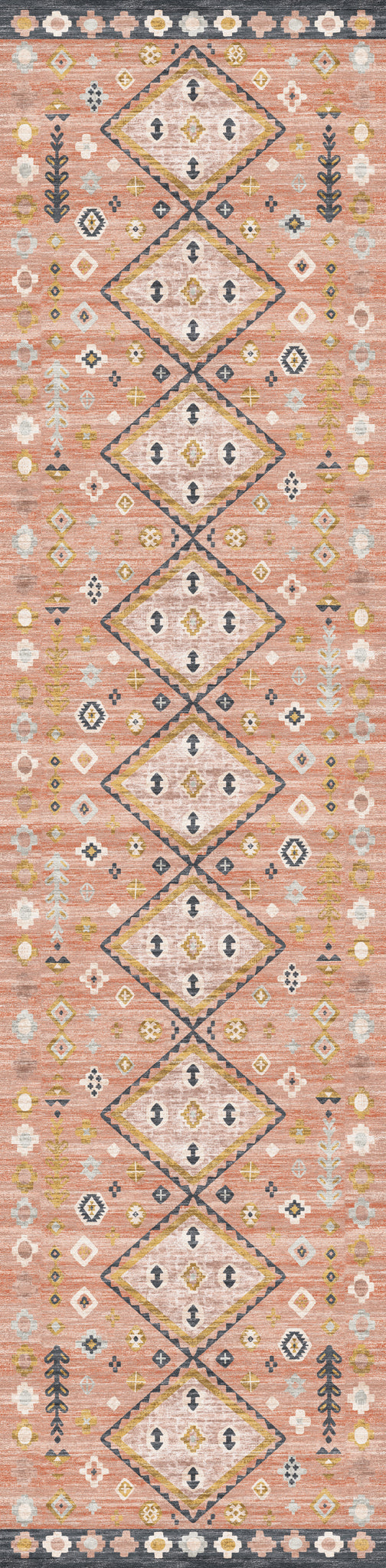 Amani Modern Boho Diamond Rug