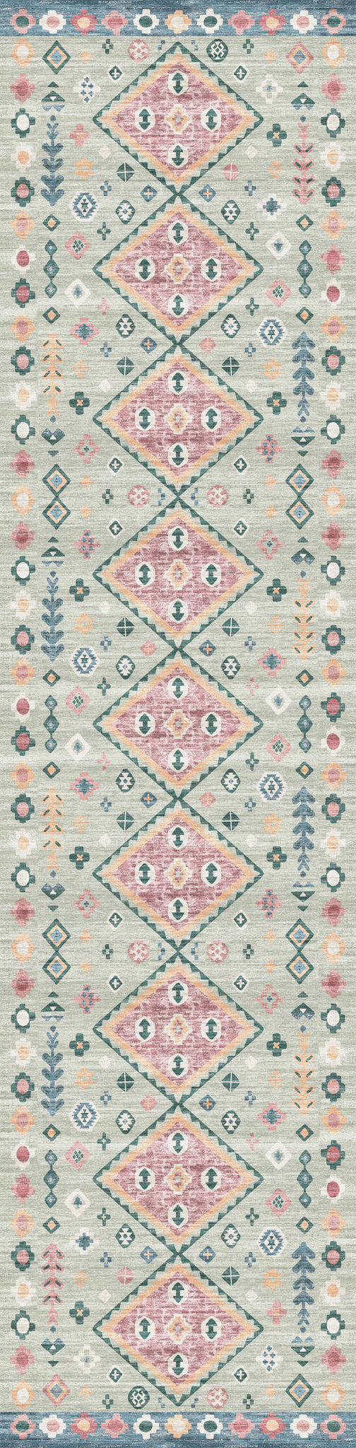 Amani Modern Boho Diamond Rug