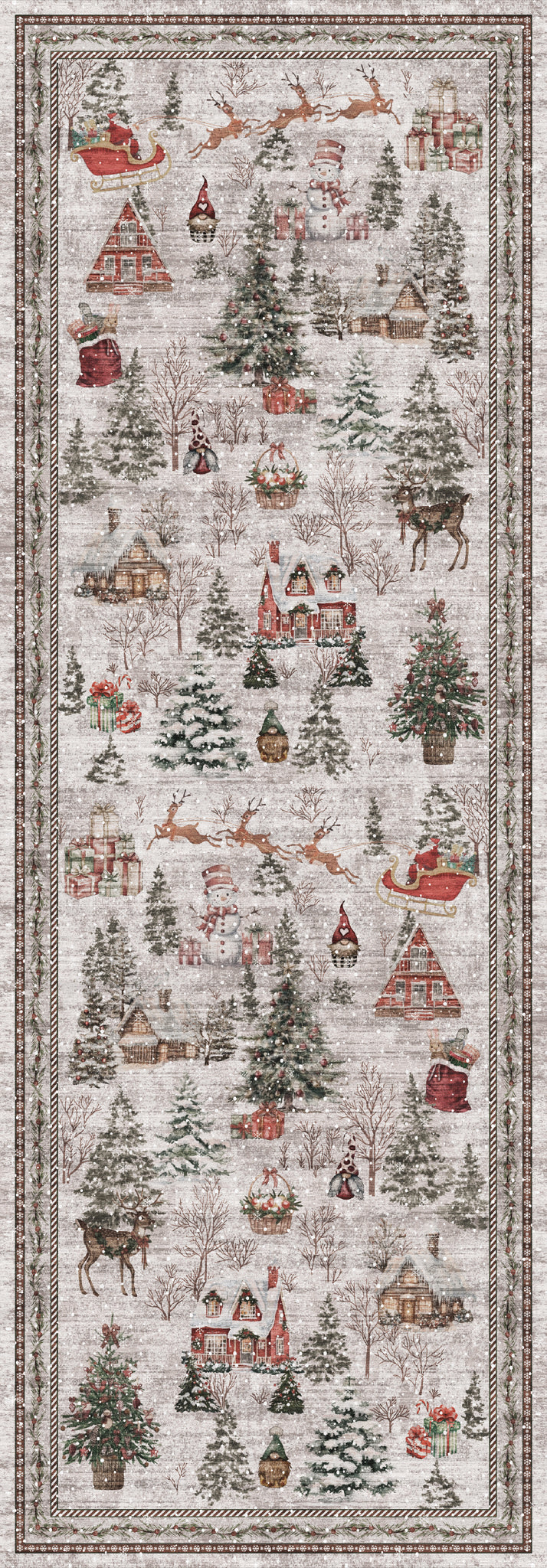 Merry Килим за коледно село