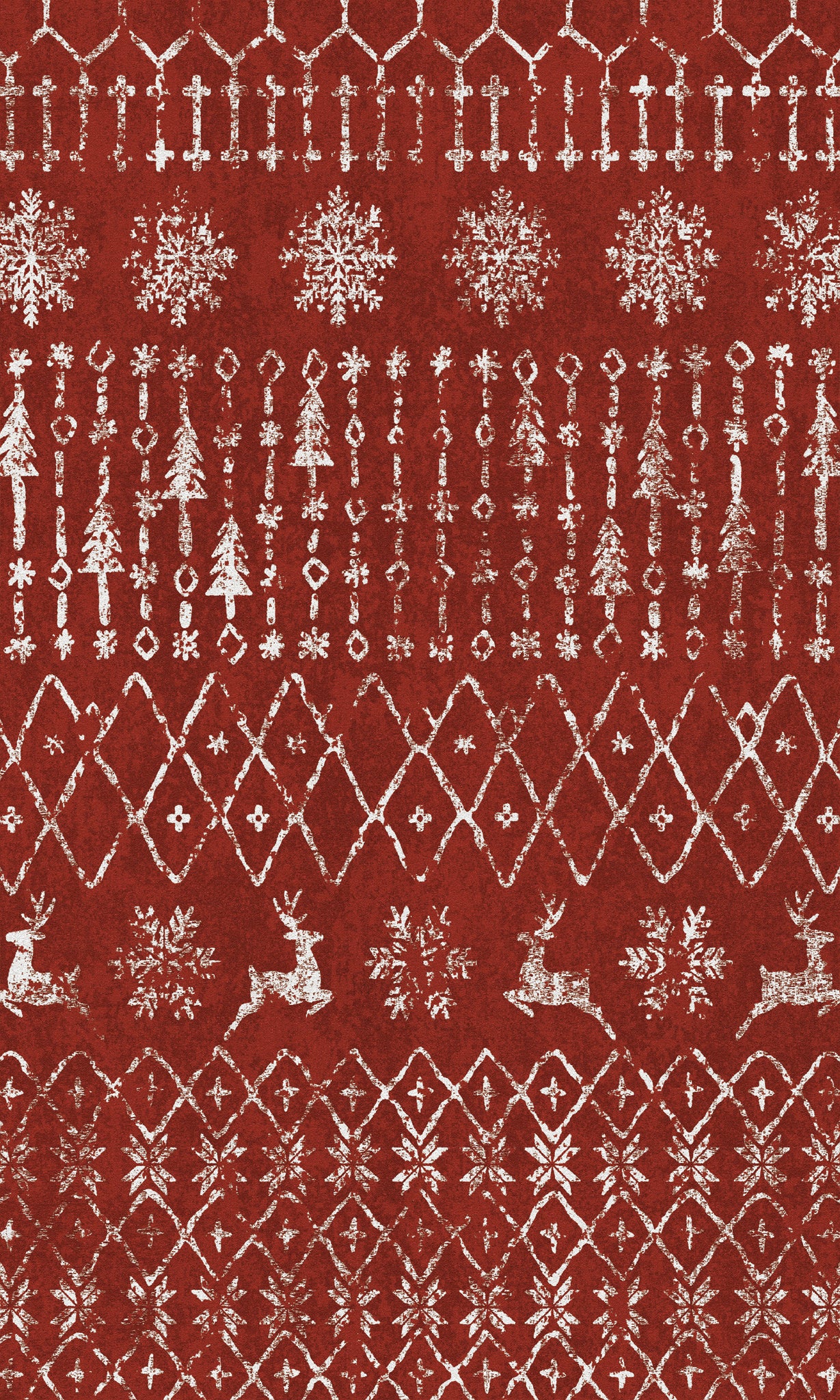 Elsie Килим с коледен модел