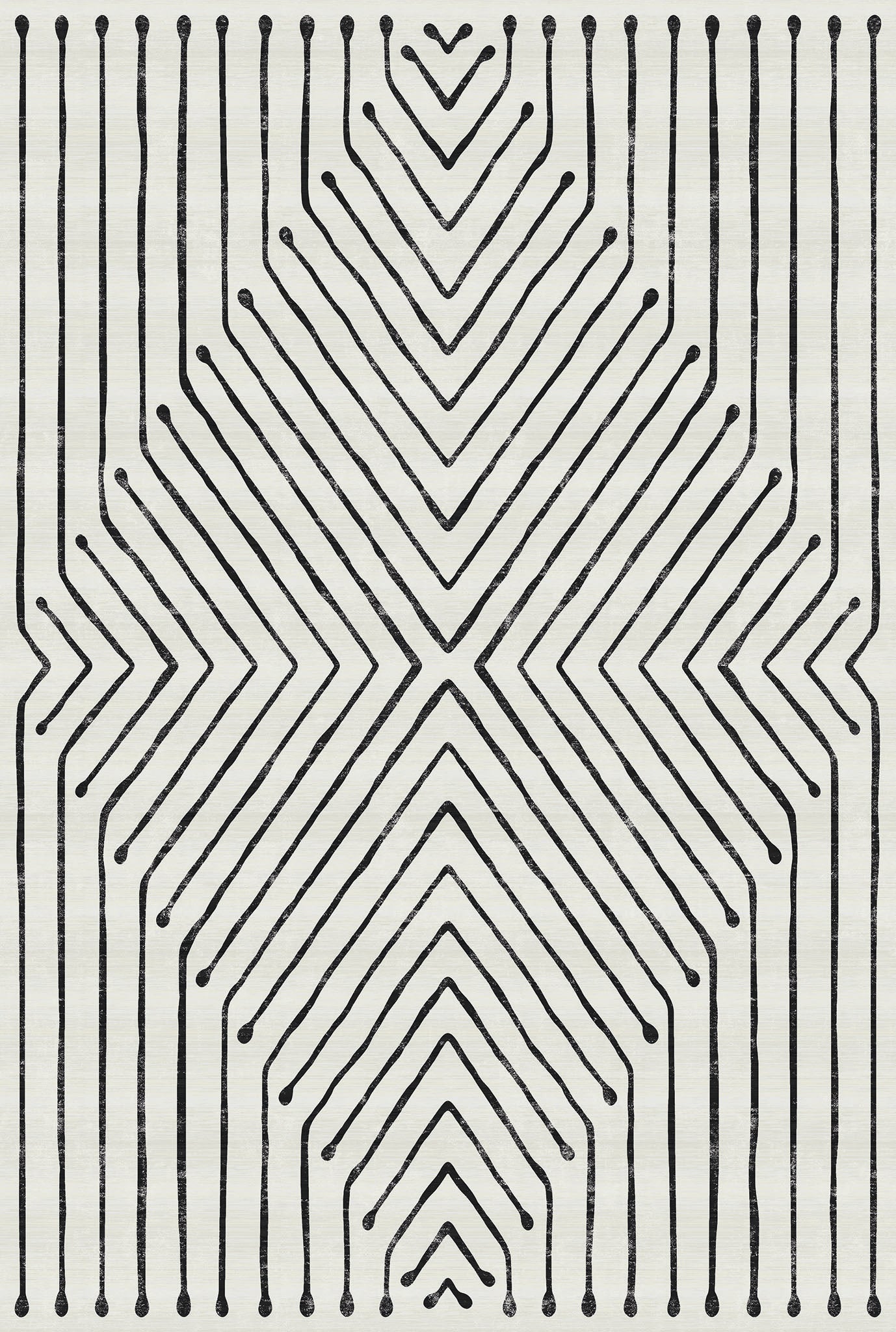 Aira Geometric Line Pattern Rug