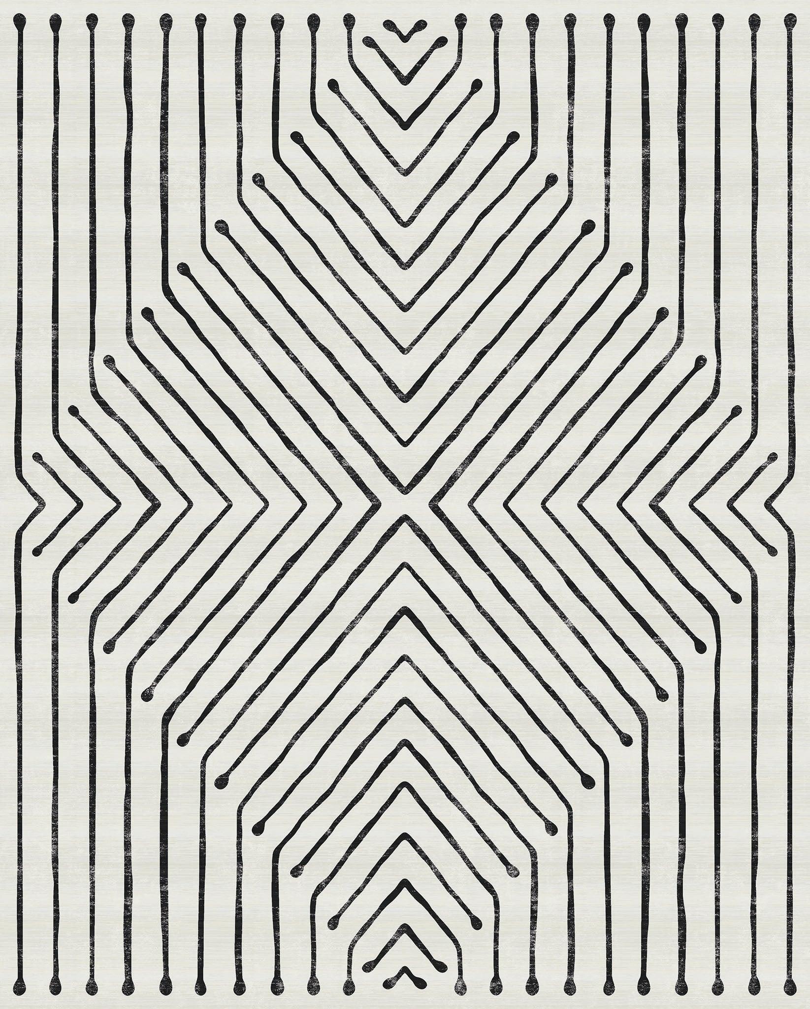 Aira Geometric Line Pattern Rug