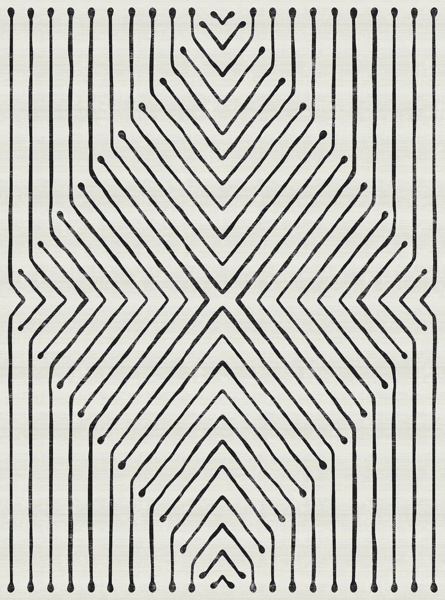 Aira Geometric Line Pattern Rug