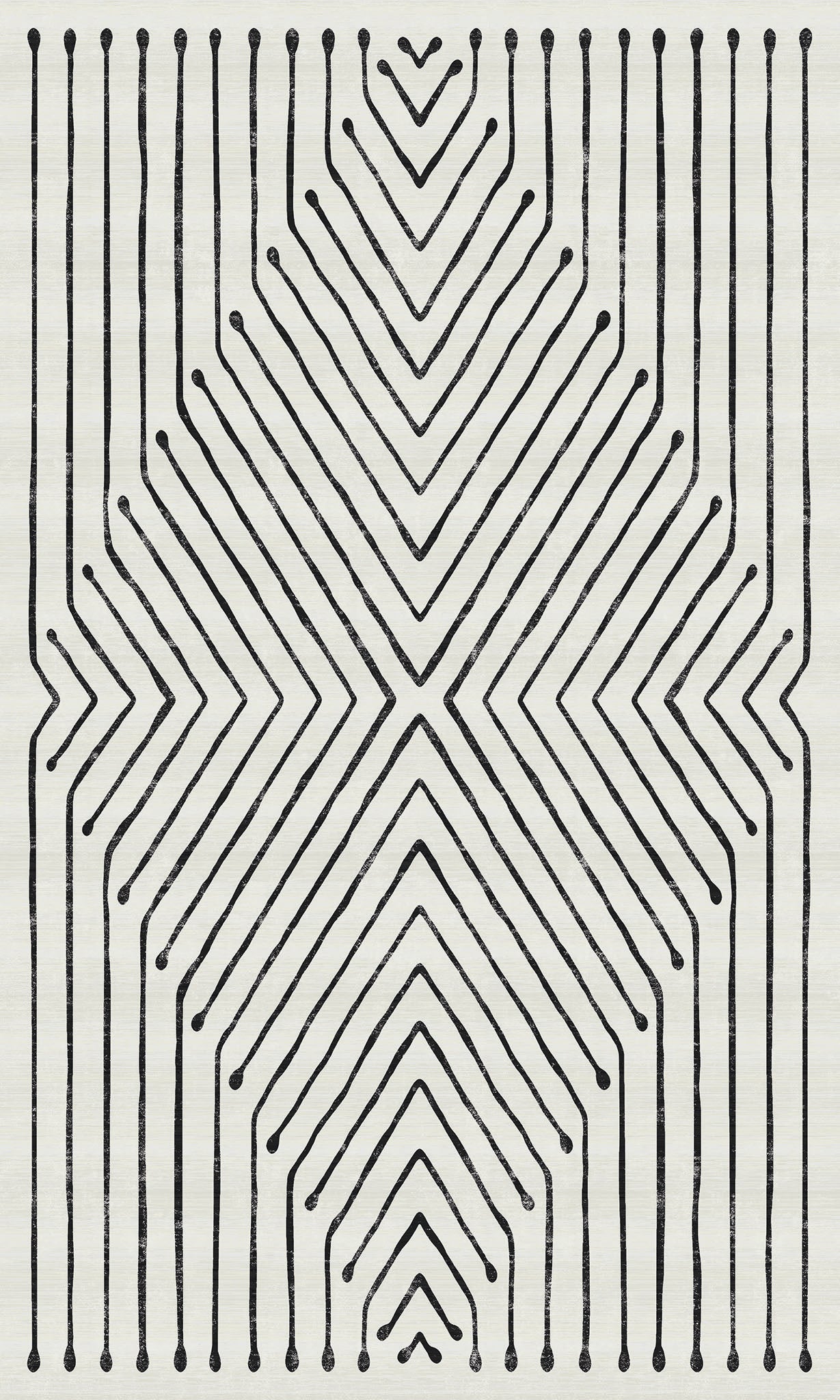 Aira Geometric Line Pattern Rug