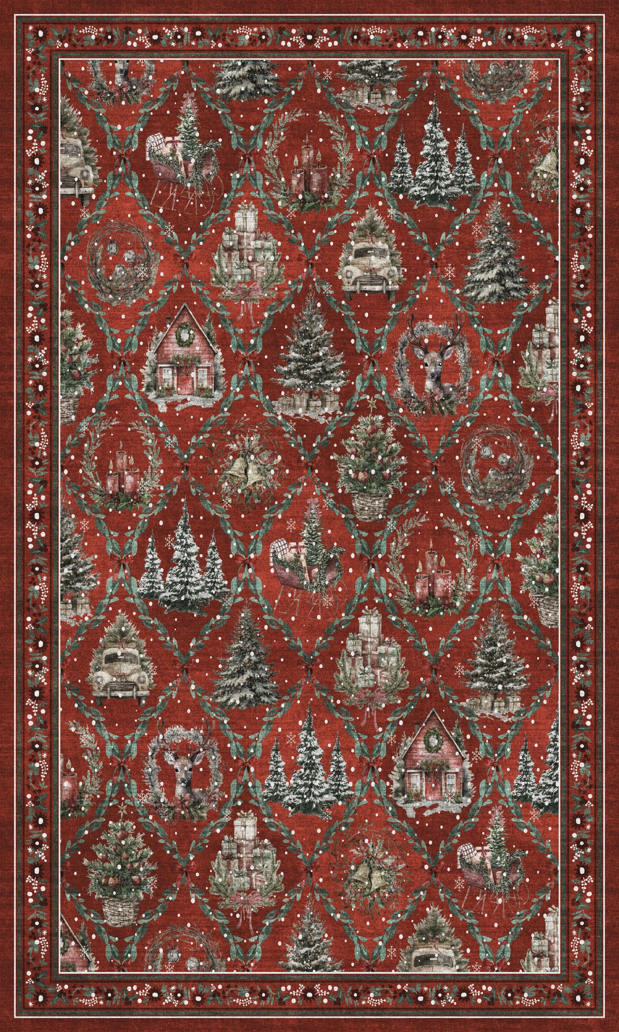 Jovie Коледен килим за къщички