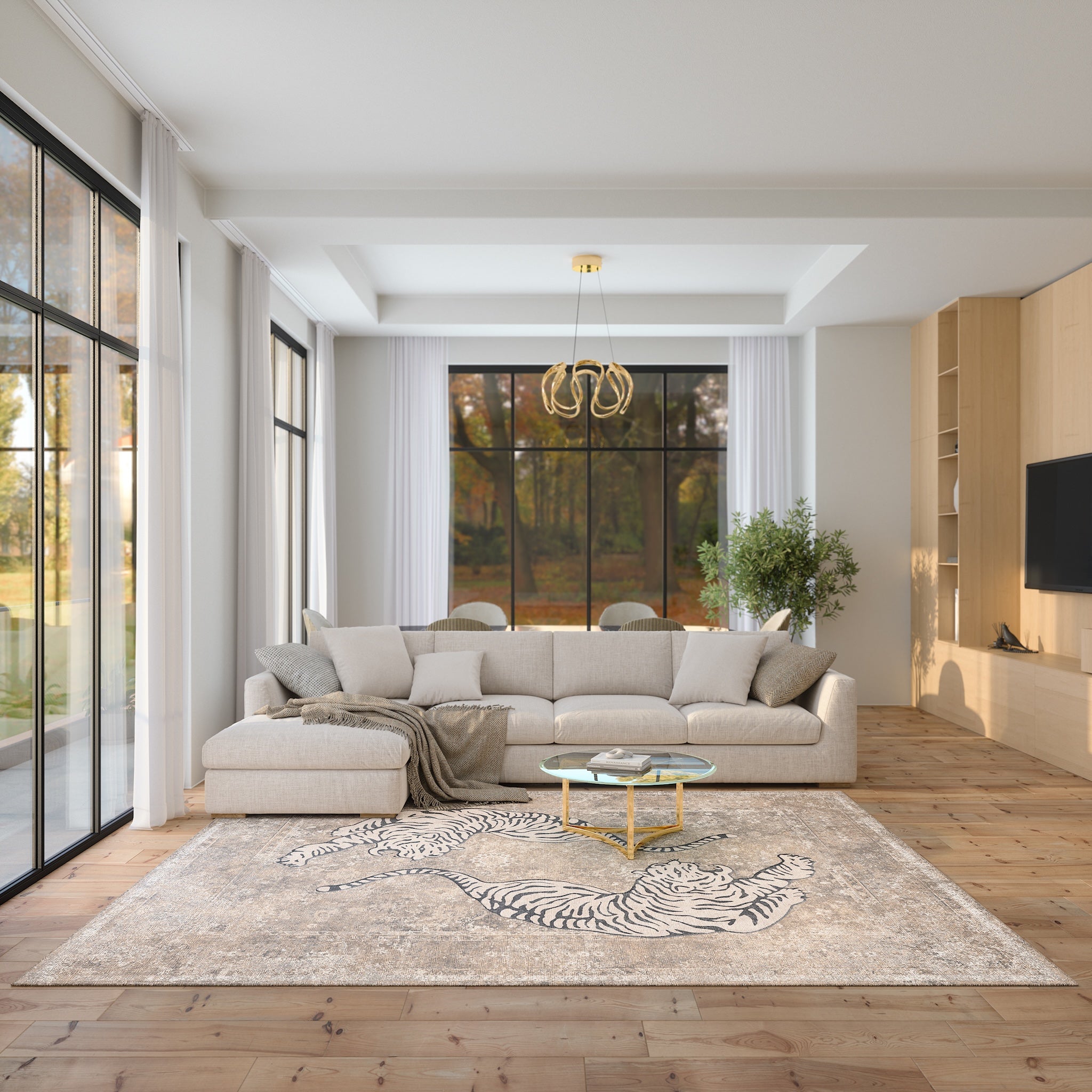 Zendaya Majestic Tigers Rug