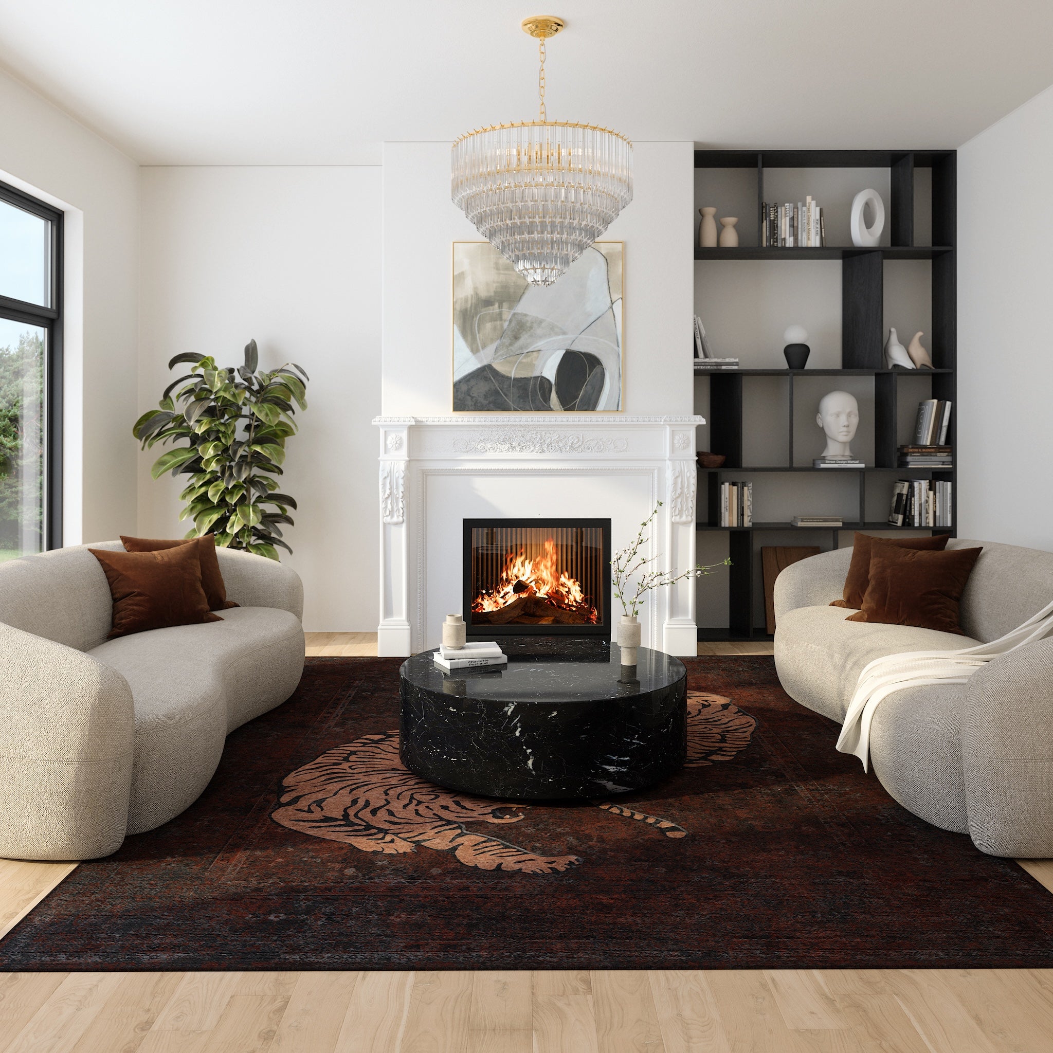 Zendaya Majestic Tigers Rug