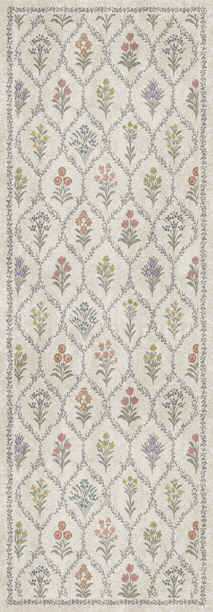 Millie Senovinis gėlių sodo kilimas