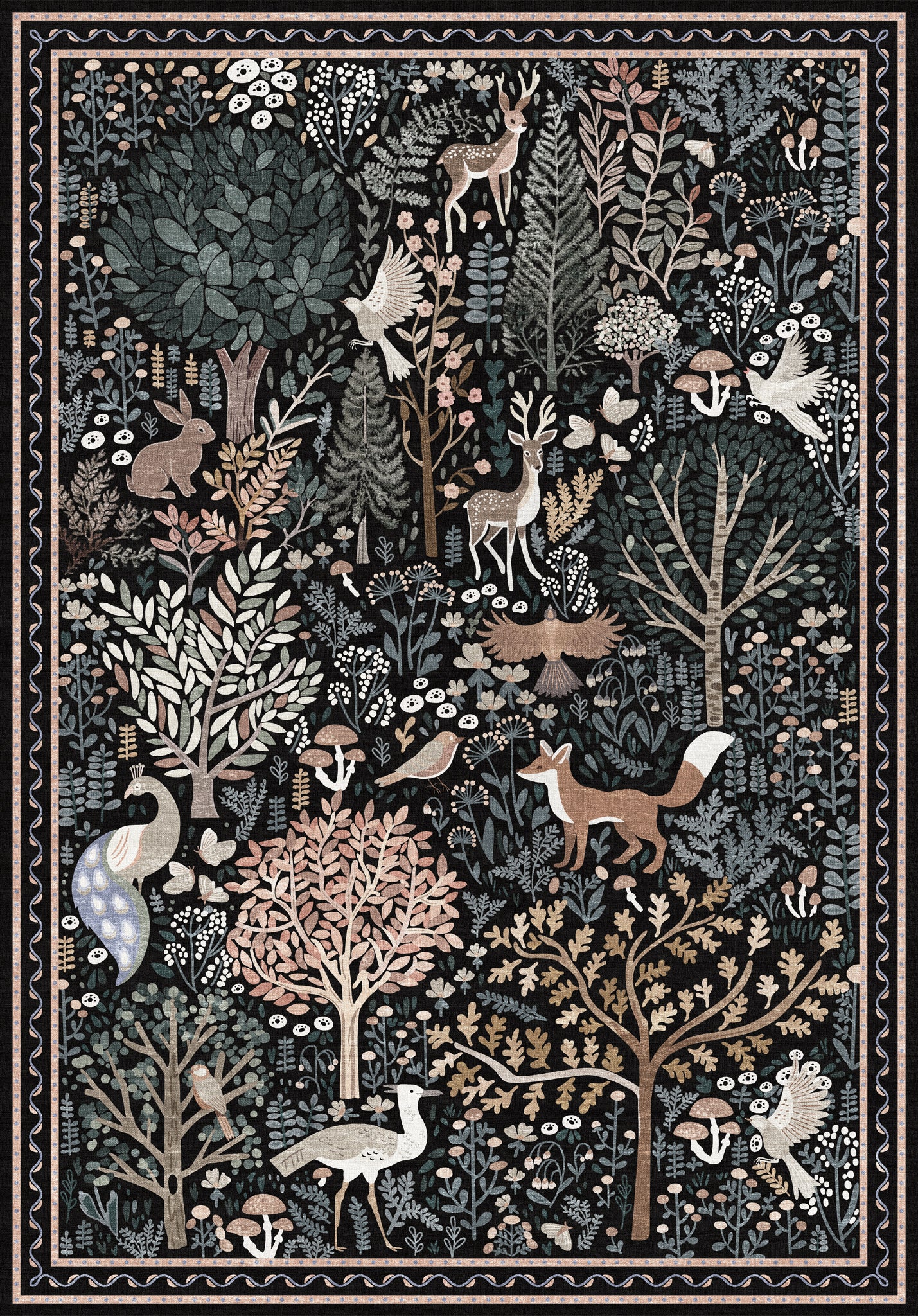 Marlie Whimsical Forest Rug