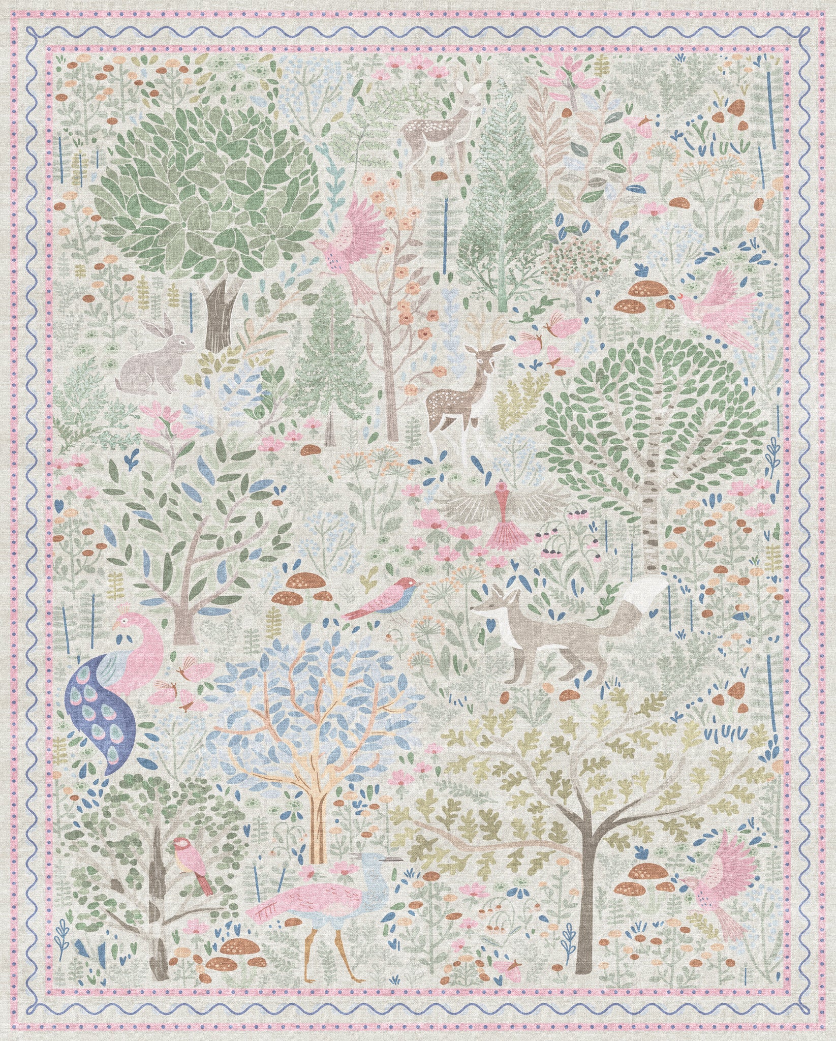 Marlie Whimsical Forest Rug