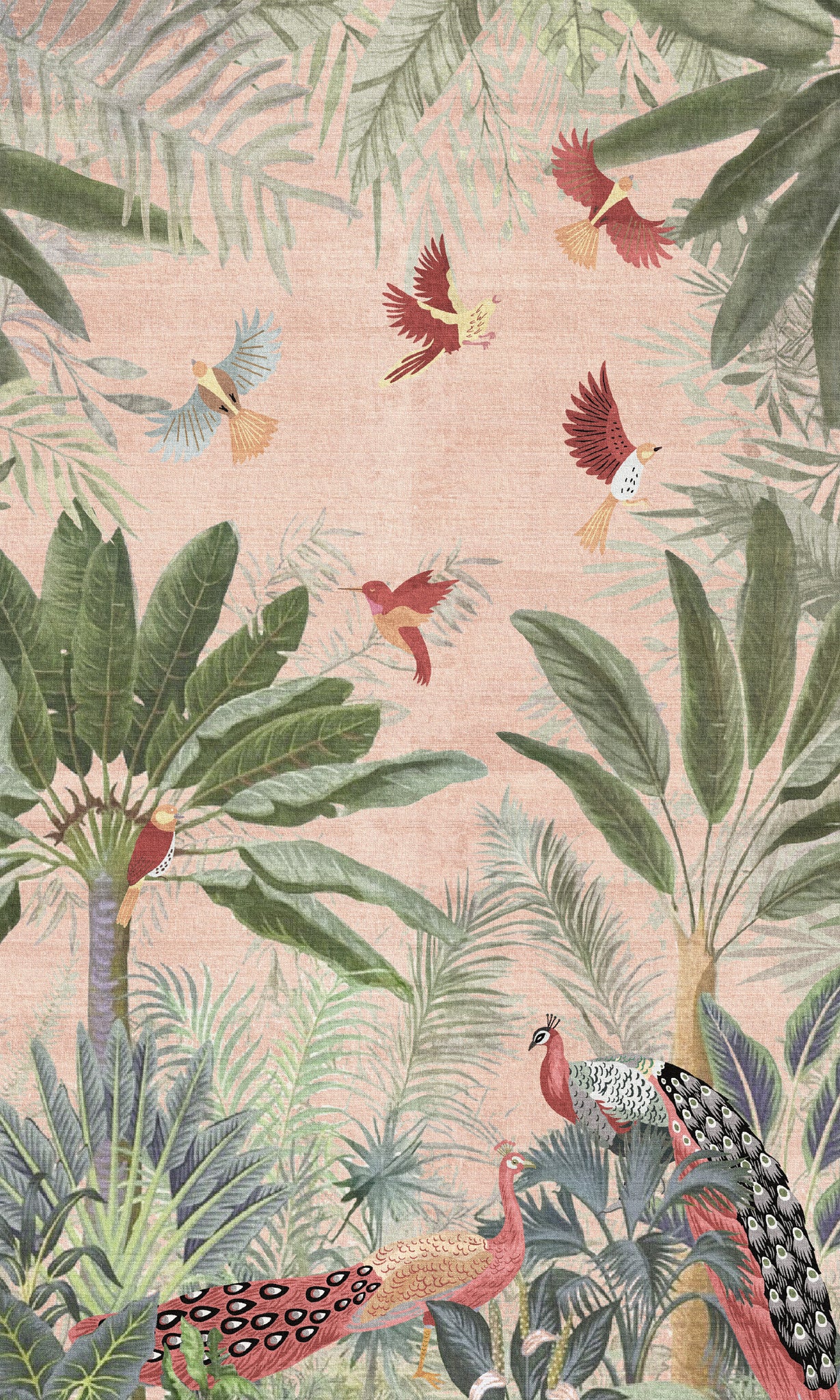 Ellis Tropisch Vogeltapijt
