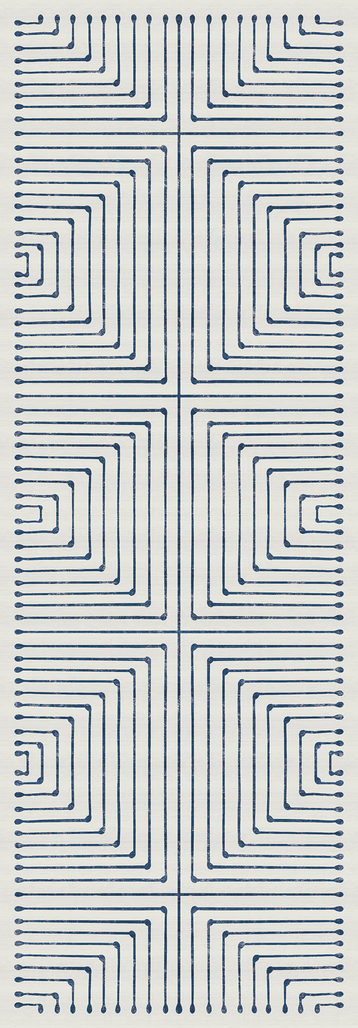 Olis Modern Inkdrop Geometric Rug