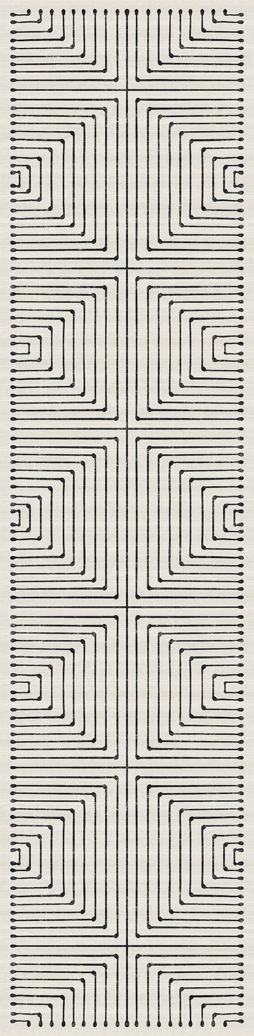 Olis Modern Inkdrop Geometric Rug