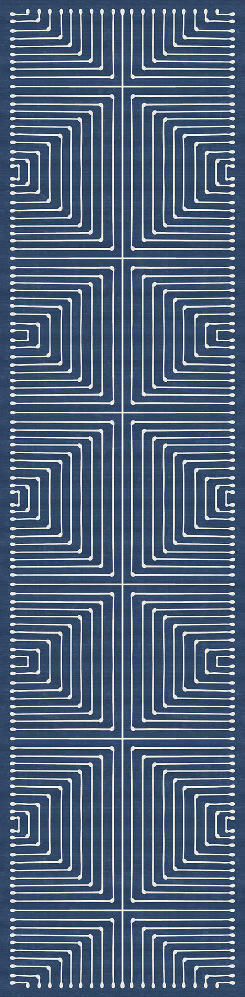 Olis Modern Inkdrop Geometric Rug