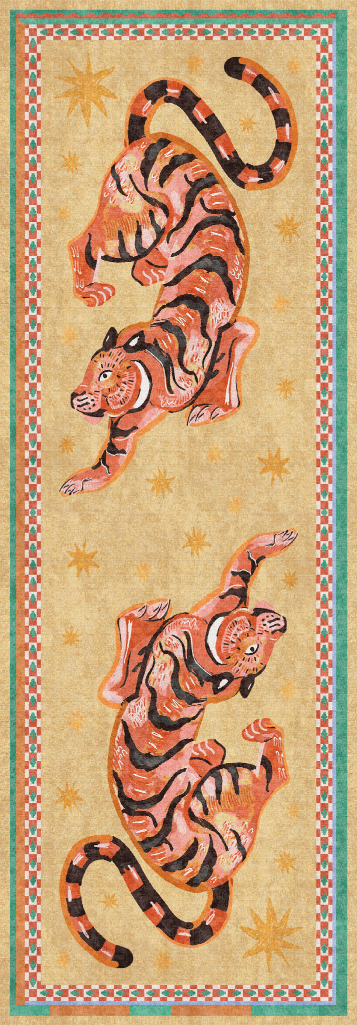 Kairo Celestial Tiger Print Rug