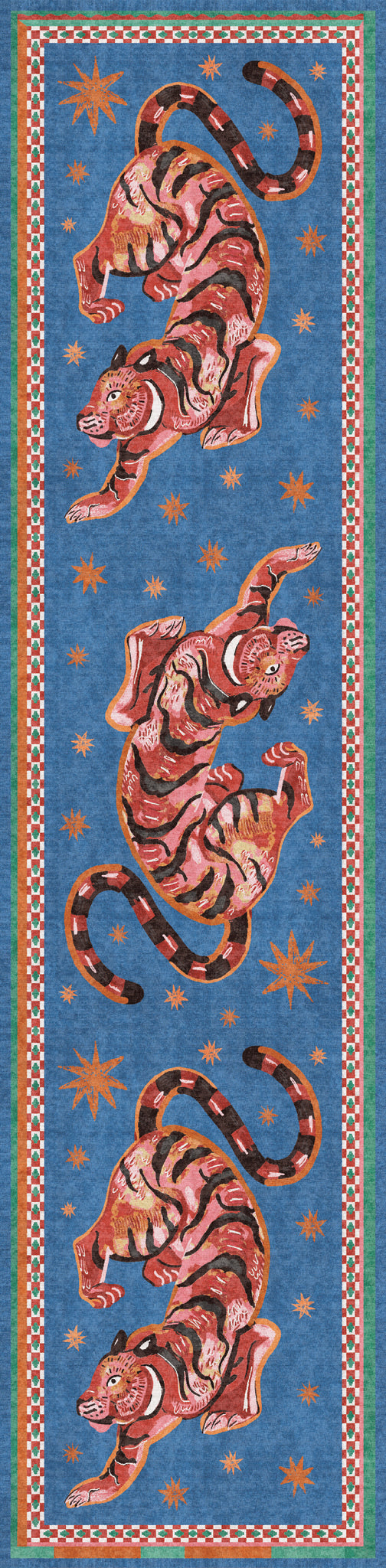 Kairo Celestial Tiger Print Rug