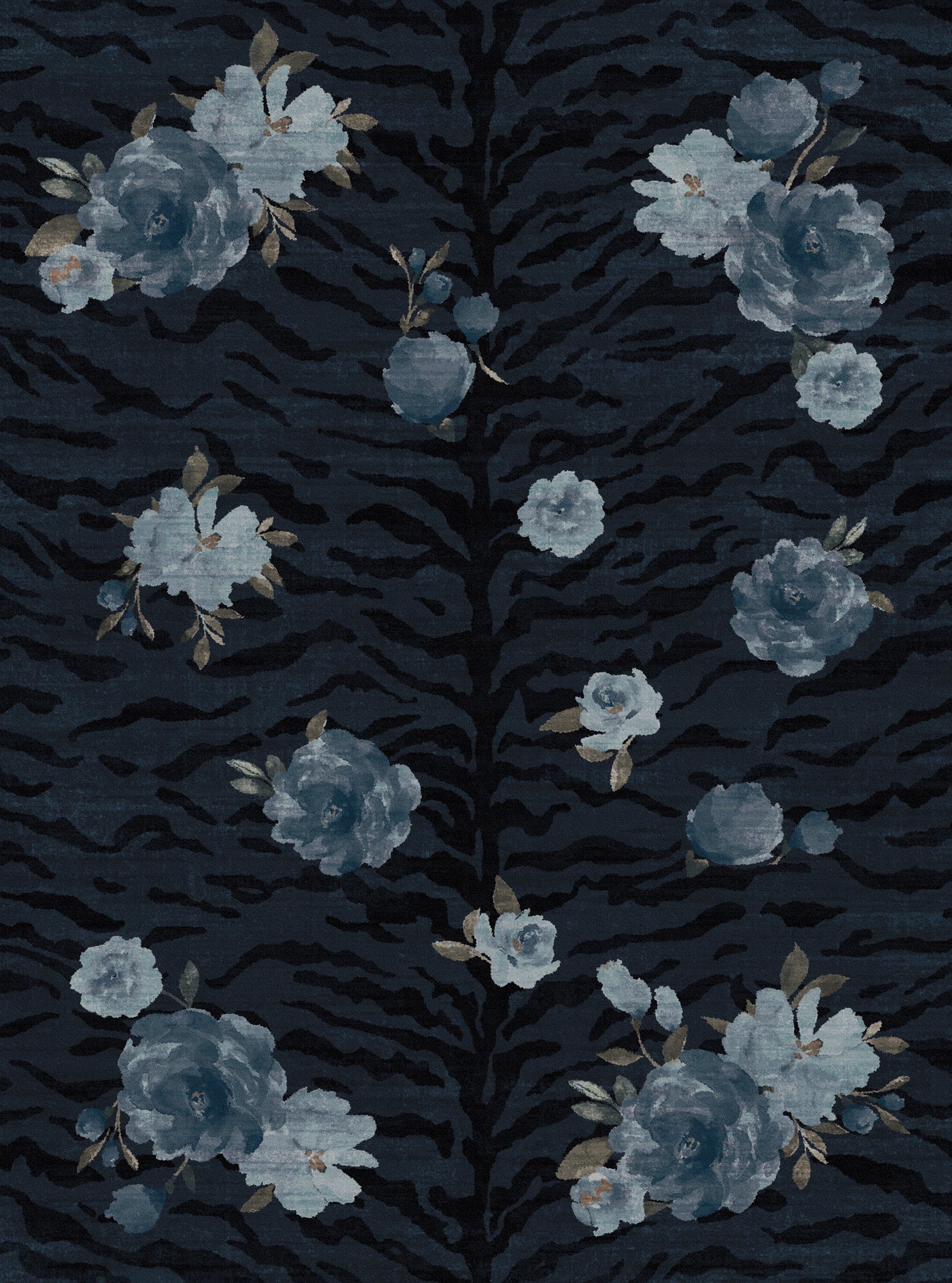 Tessa Gėlių zebro rašto kilimas