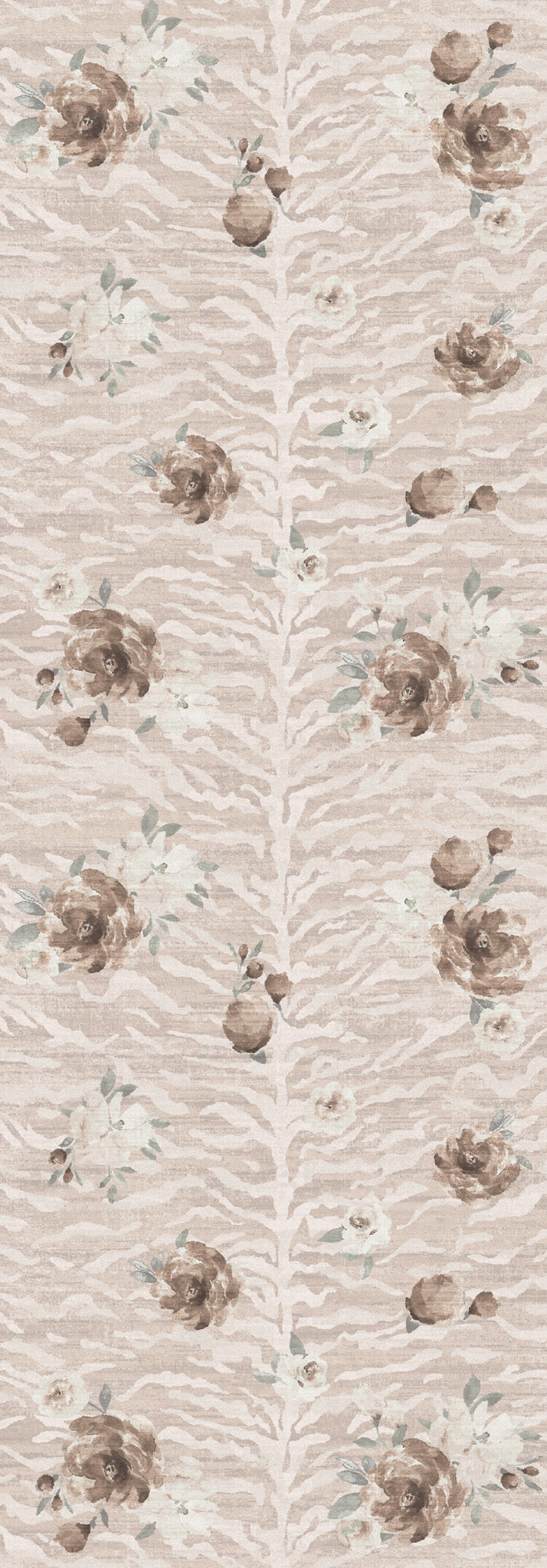 Tessa Gėlių zebro rašto kilimas