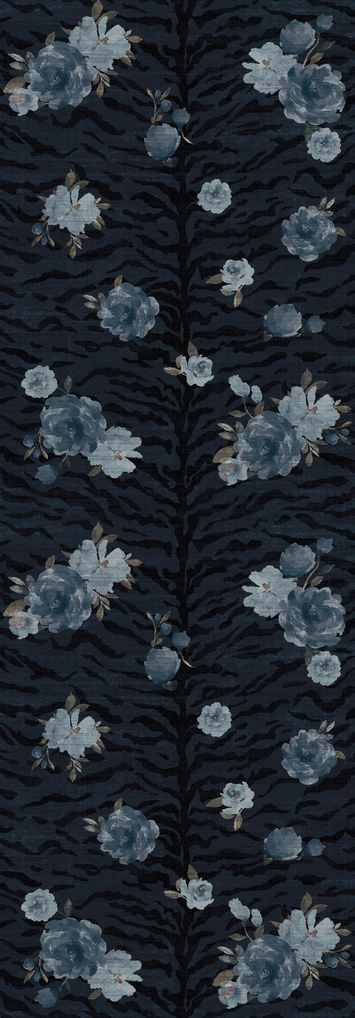 Tessa Gėlių zebro rašto kilimas