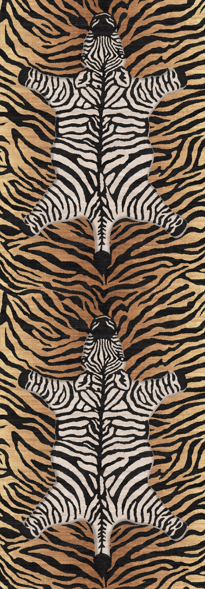 Shaye Dywan Modern Zebra Pattern
