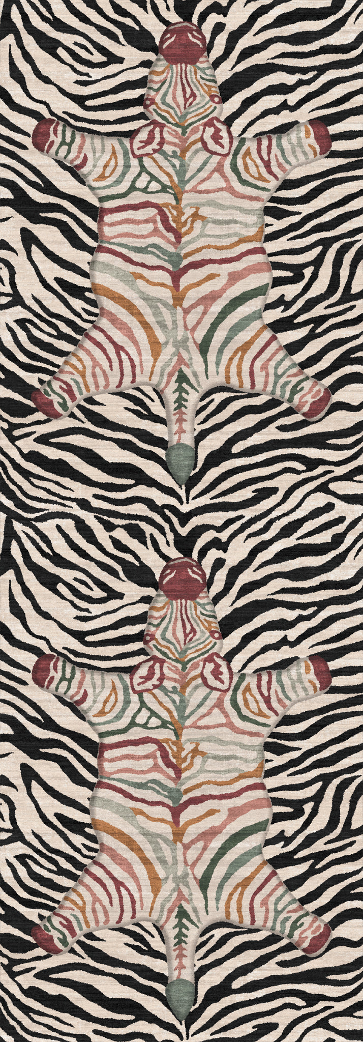 Shaye Dywan Modern Zebra Pattern