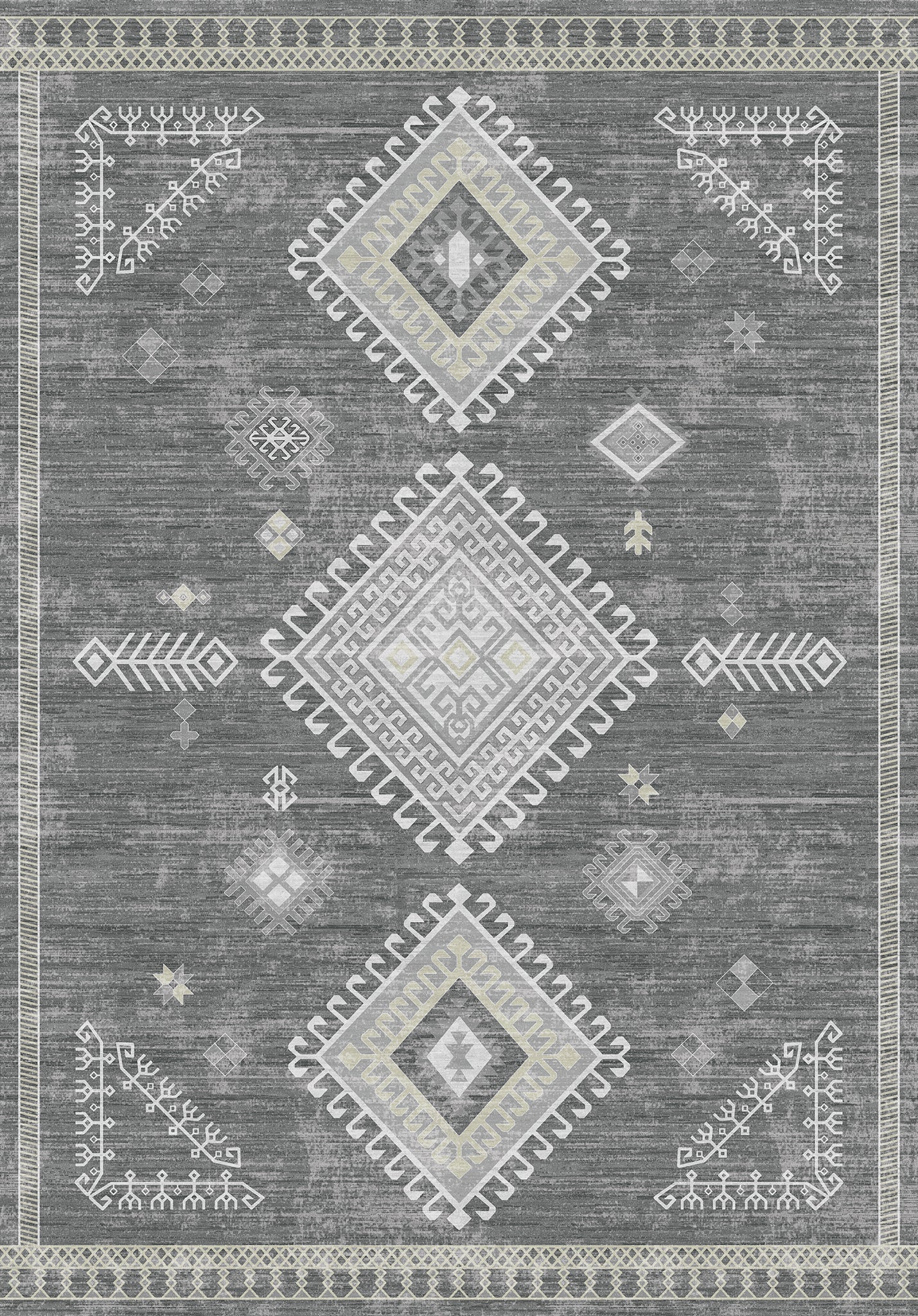 Mila Tribal Diamond Pattern Rug