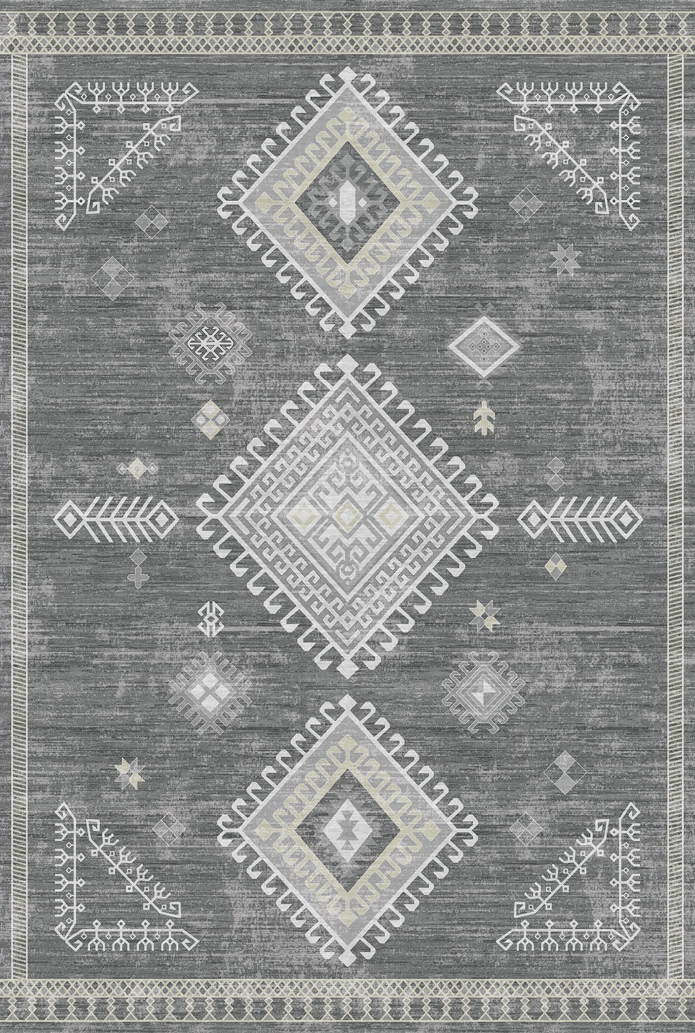 Mila Tribal Diamond Pattern Rug