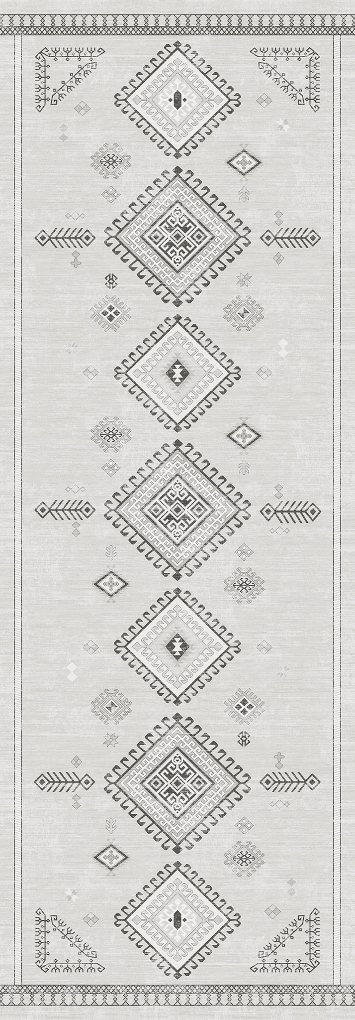 Mila Tribal Diamond Pattern Rug