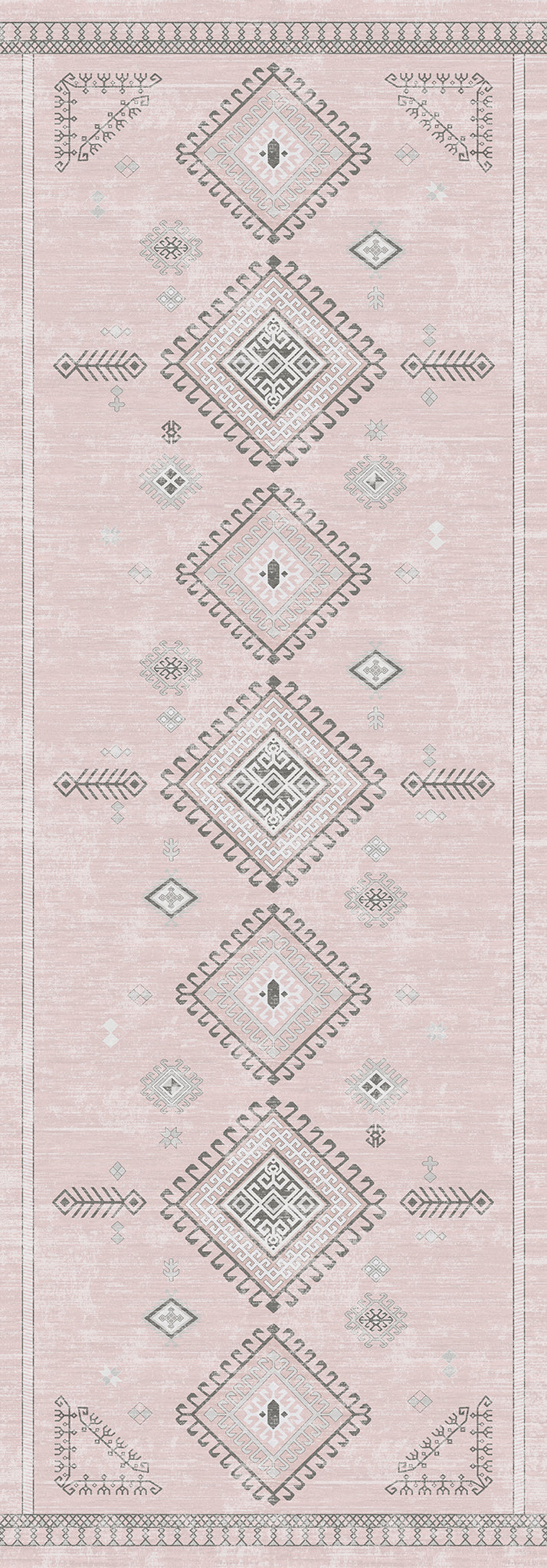 Mila Tribal Diamond Pattern Rug