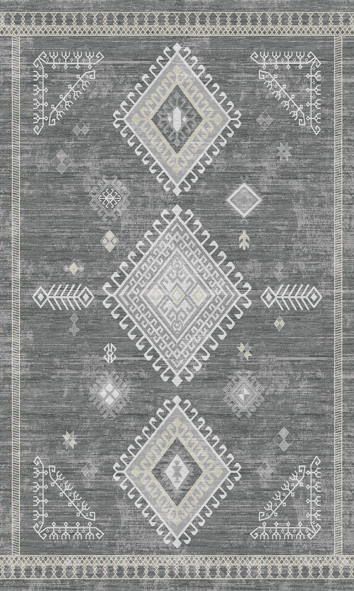 Mila Tribal Diamond Pattern Rug