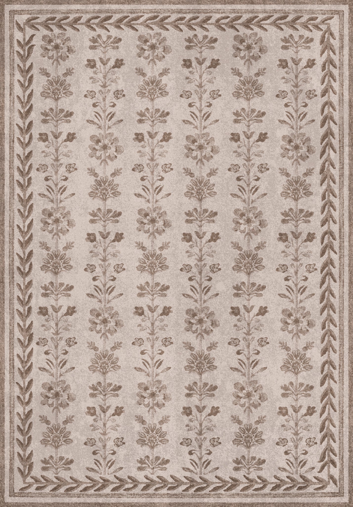 Aimee Vintage Botanisch Tapijt