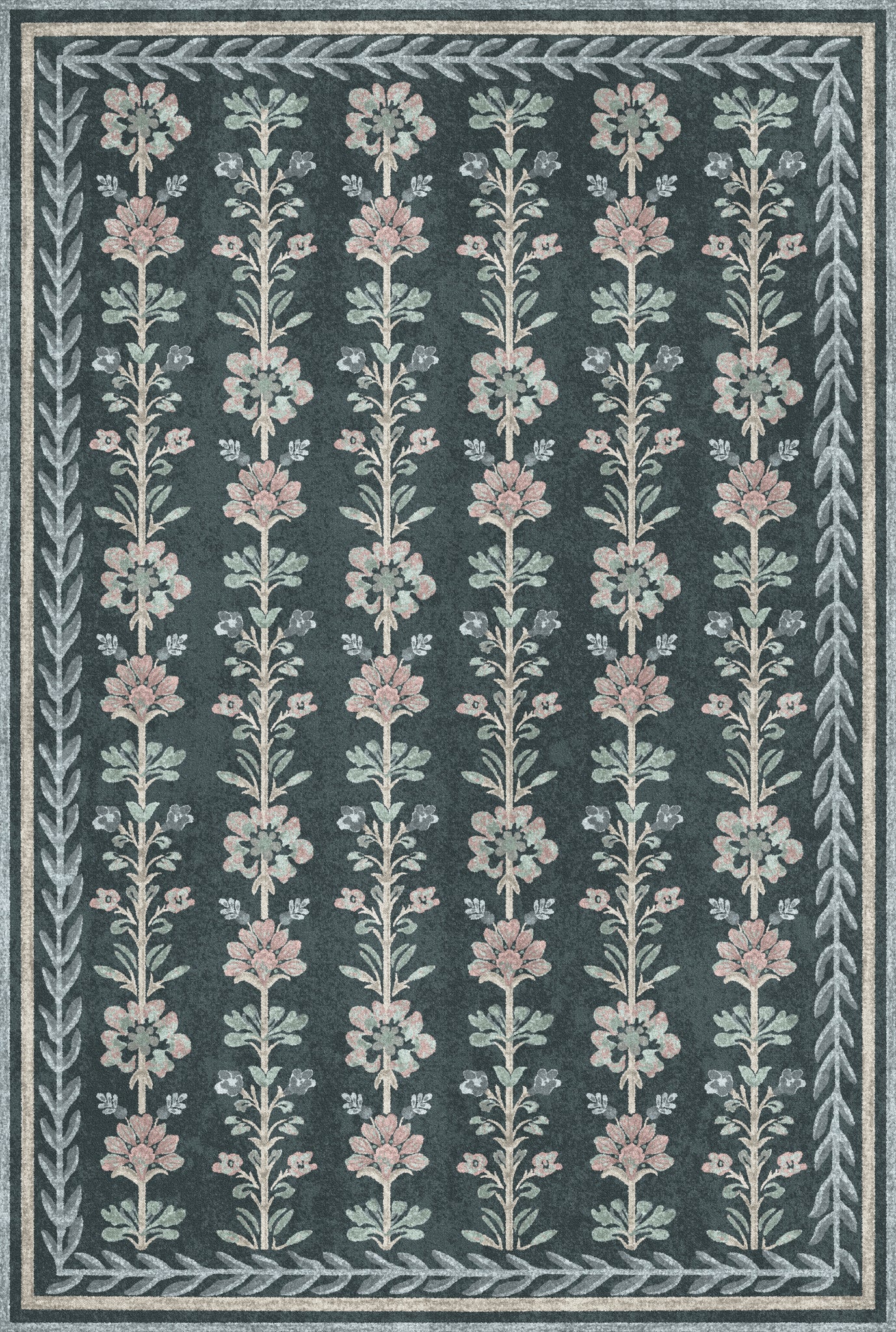 Aimee Vintage Botanisch Tapijt