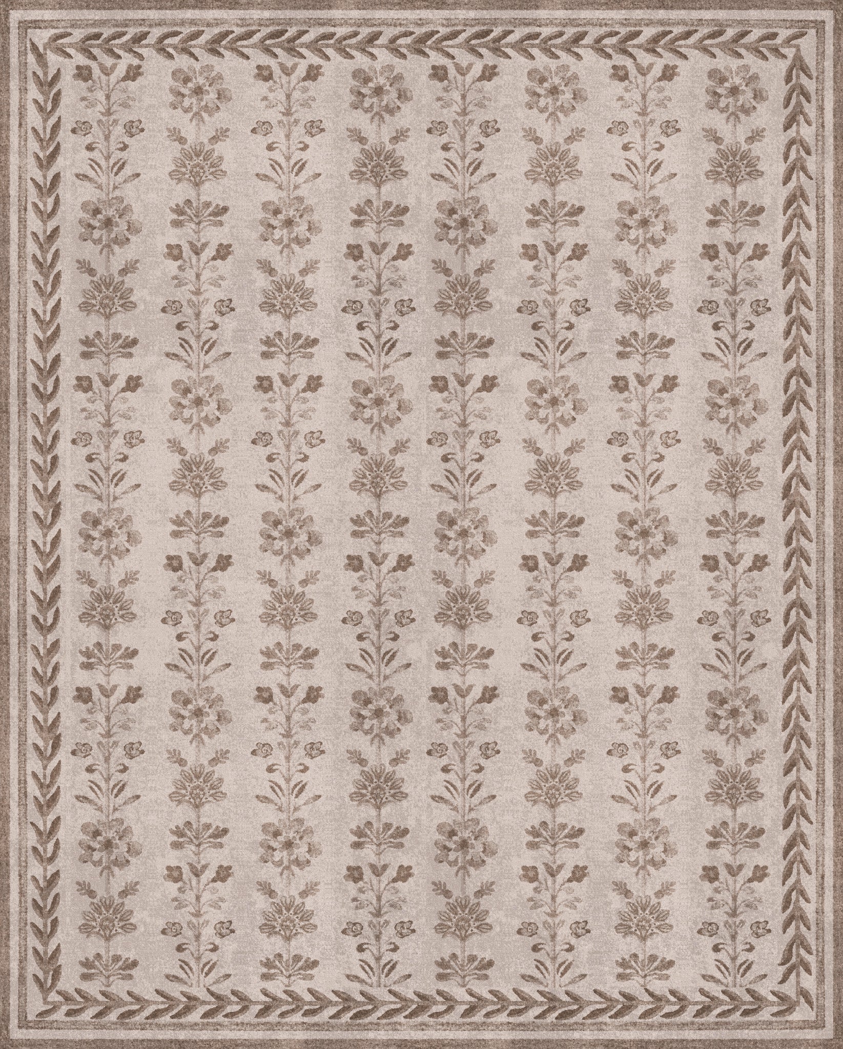 Aimee Vintage Botanisch Tapijt