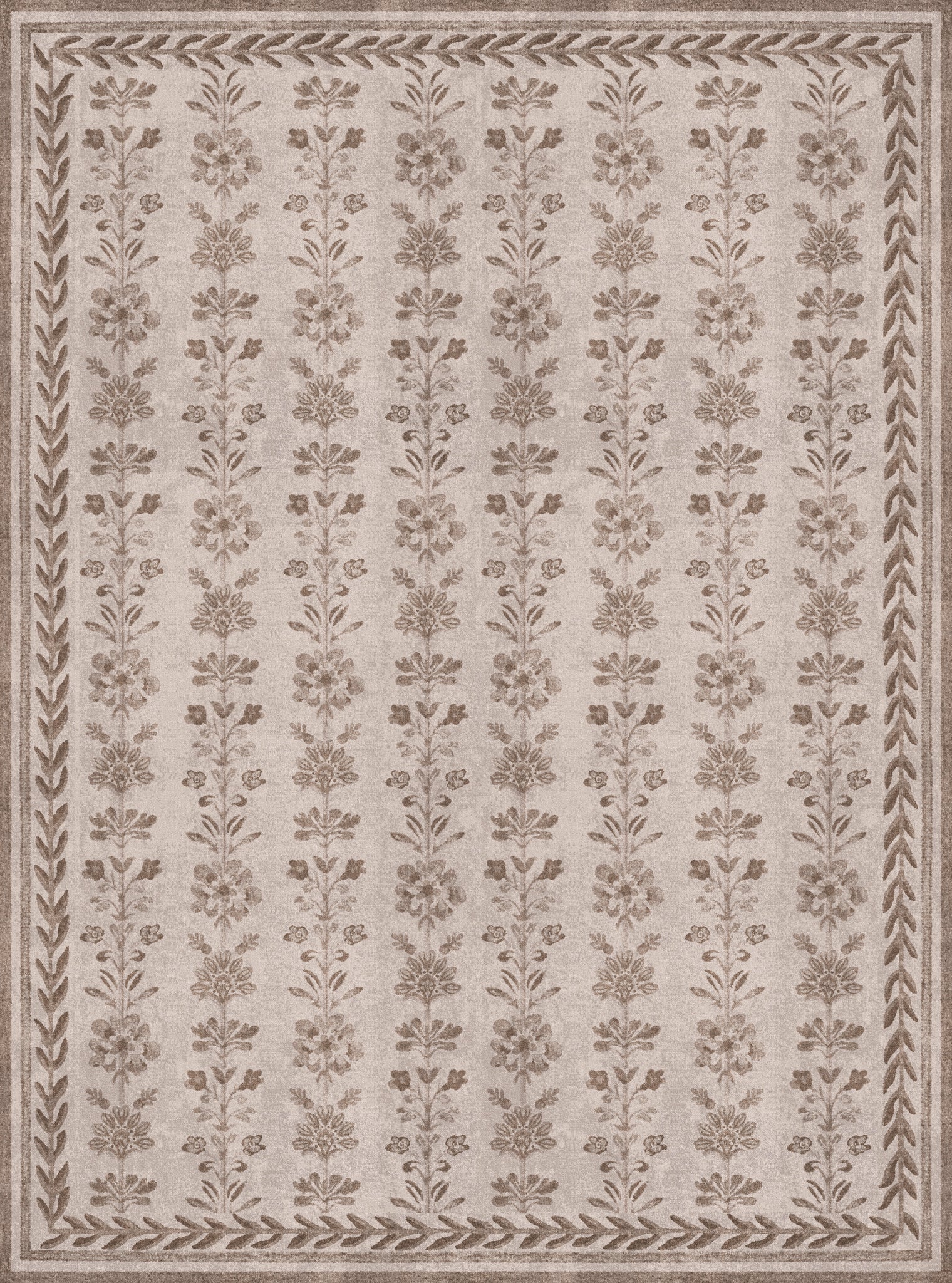Aimee Vintage Botanisch Tapijt