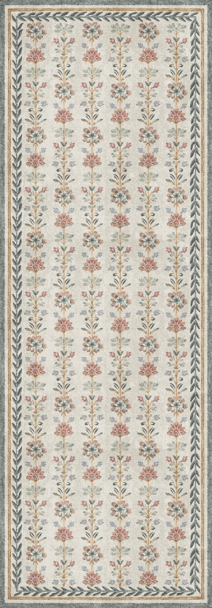 Aimee Vintage Botanisch Tapijt