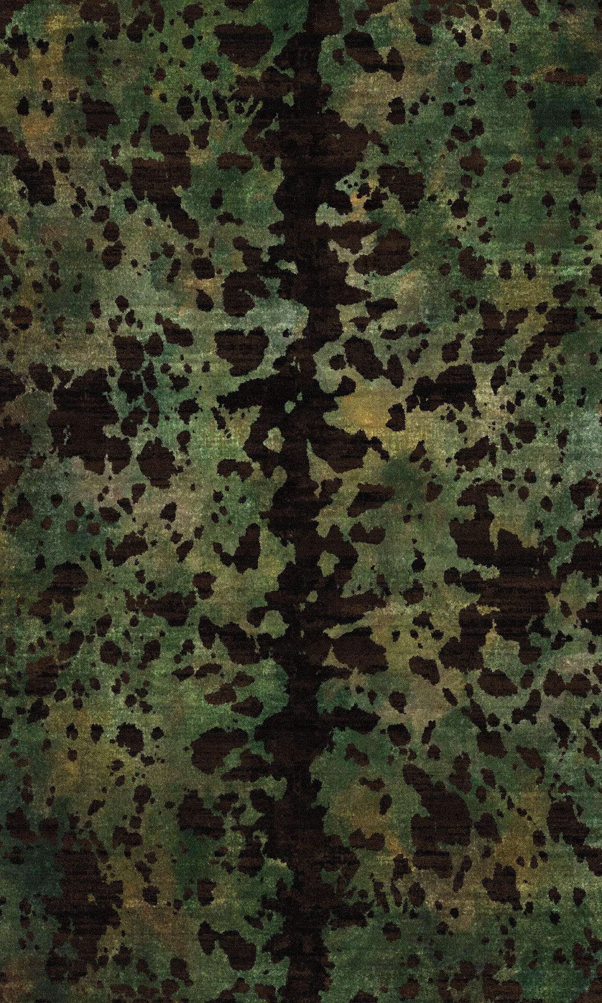 Veda Distressed Animal Print Rug
