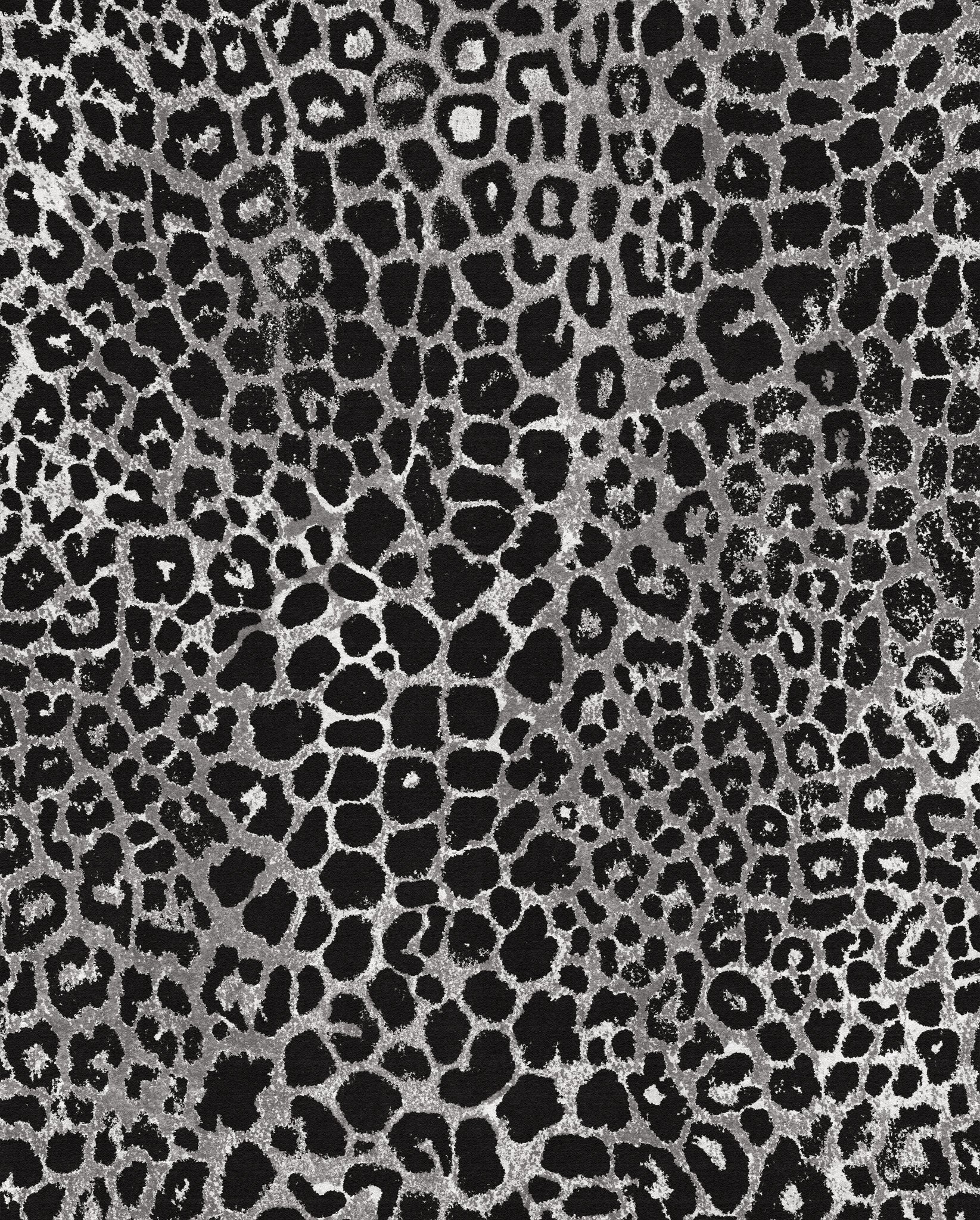 Sawyer Distressed Leopard Vloerkleed