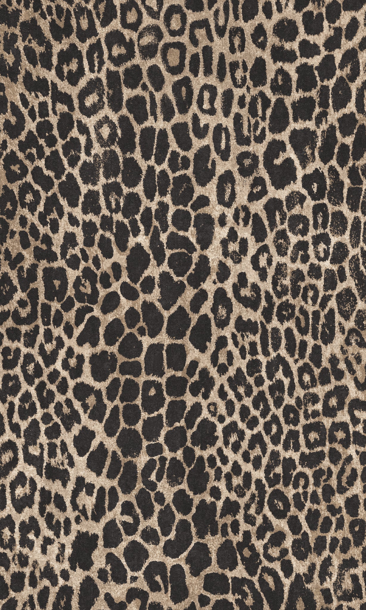 Sawyer Distressed Leopard Vloerkleed