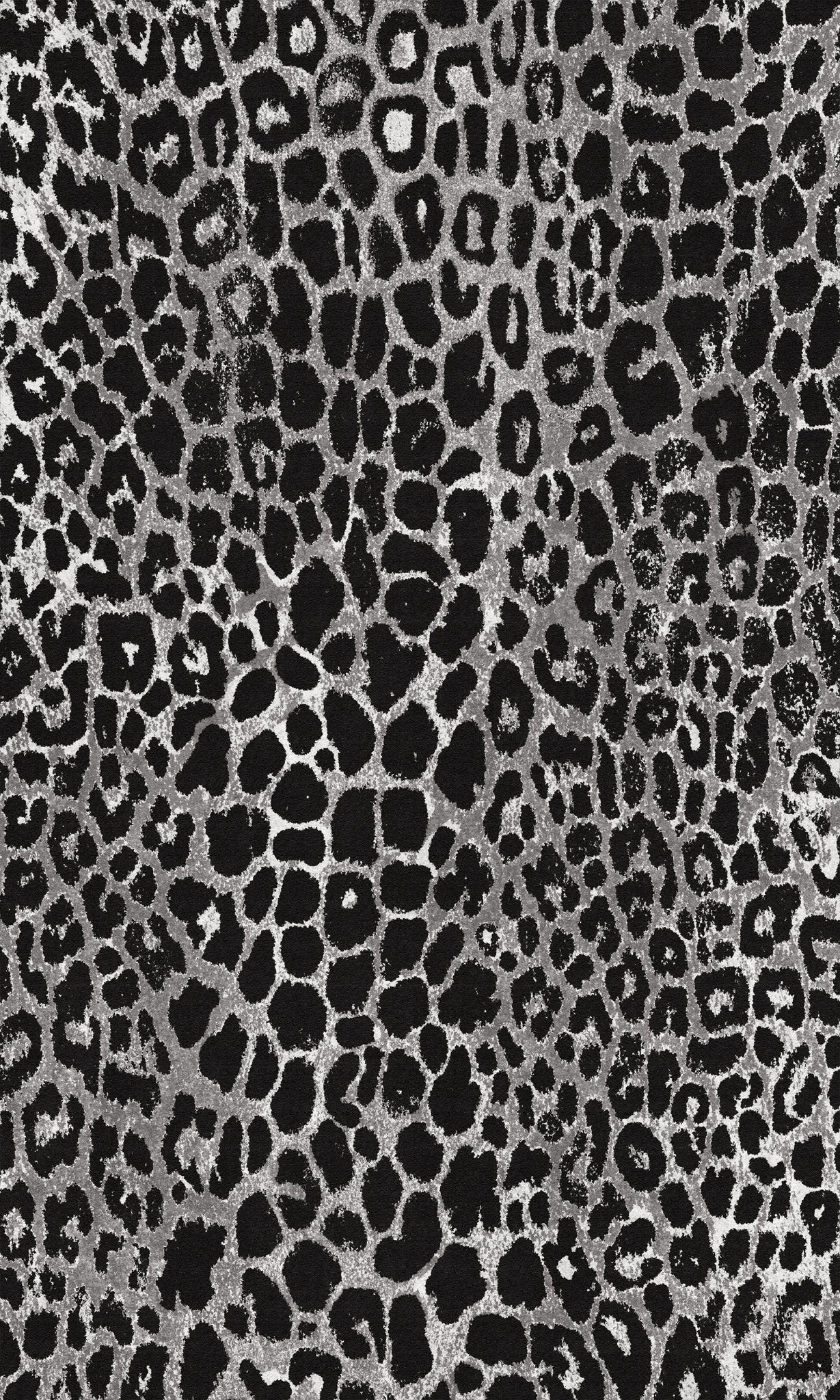 Sawyer Distressed Leopard Vloerkleed