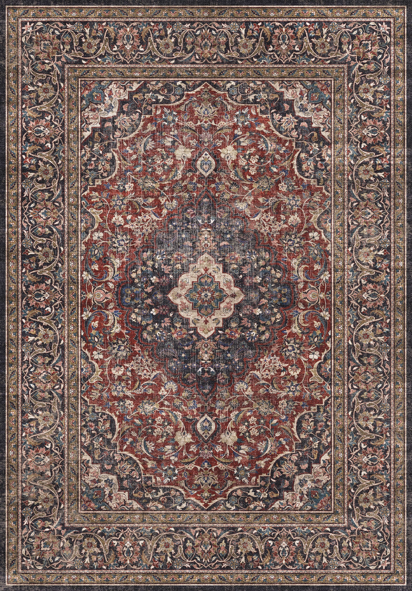 Adel Tapis persan vieilli