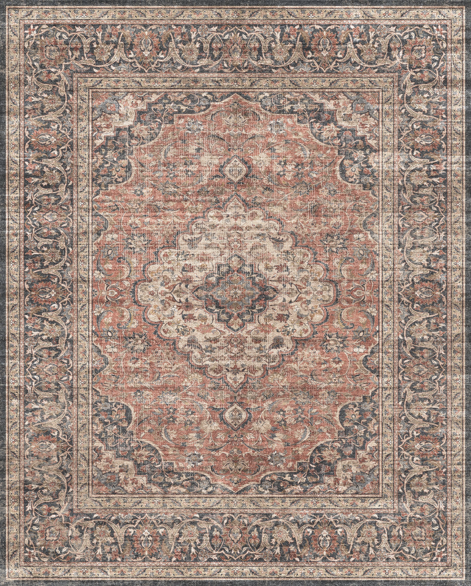 Adel Tapis persan vieilli