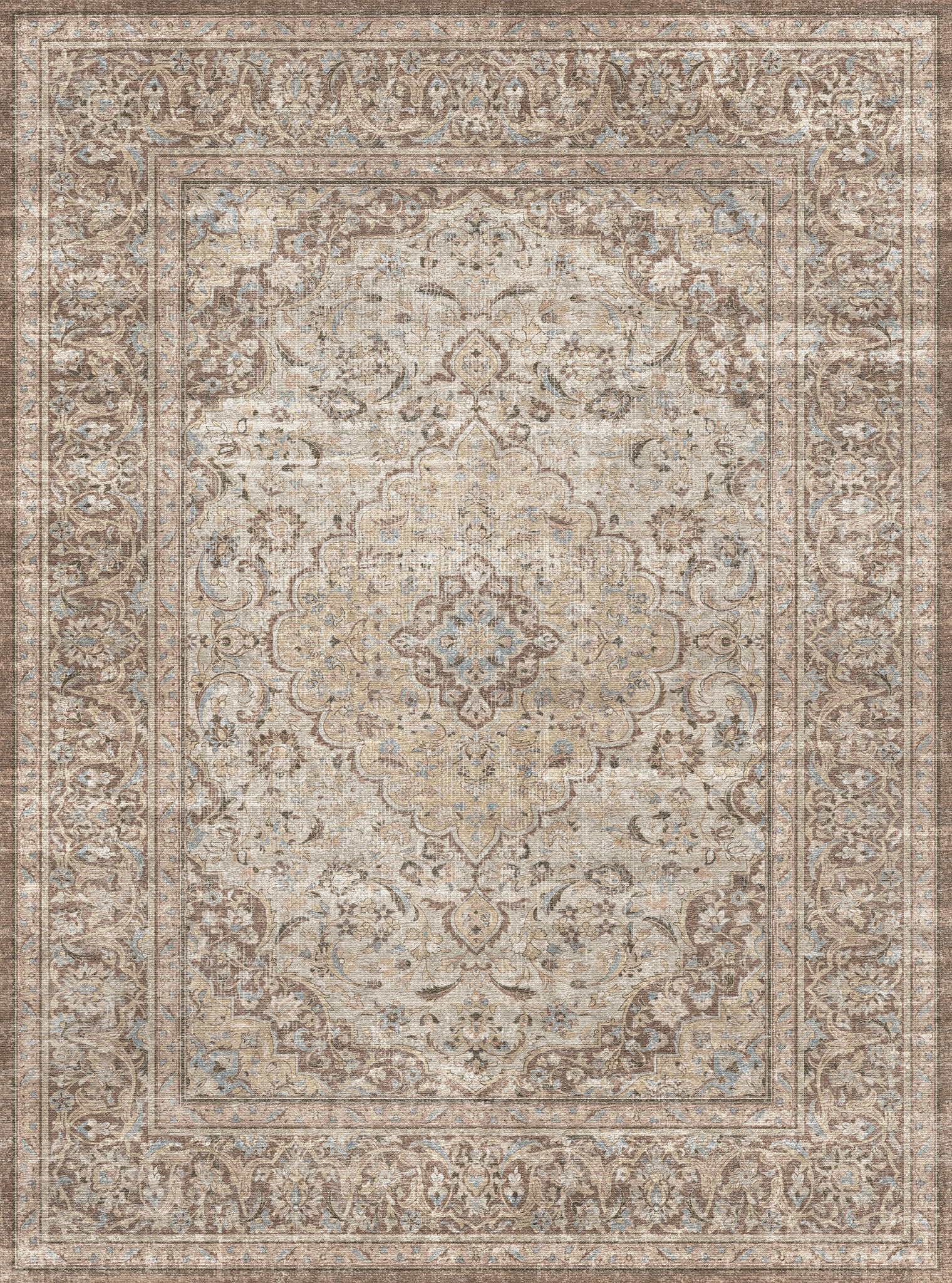 Adel Tapis persan vieilli